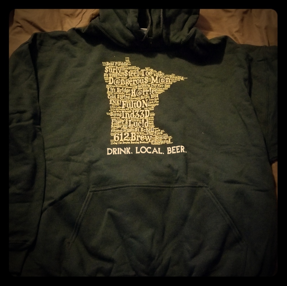 Minnesota breweries sweatshirt black 2xl unisex